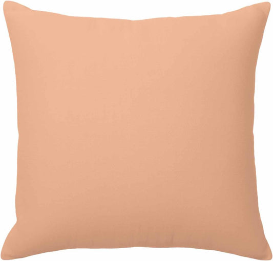 Peach Pink Watercolor Outdoor Pillowcase,Solid Color Throw Pillow Covers for Bedroom Sofa Living Room Camping 26 x 26 Inch