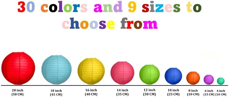 Pack of 3 Paper Lantern Lampshade Party Birthday Baby Shower Wedding Celebration Decoration (Peach, 8" (20cm))