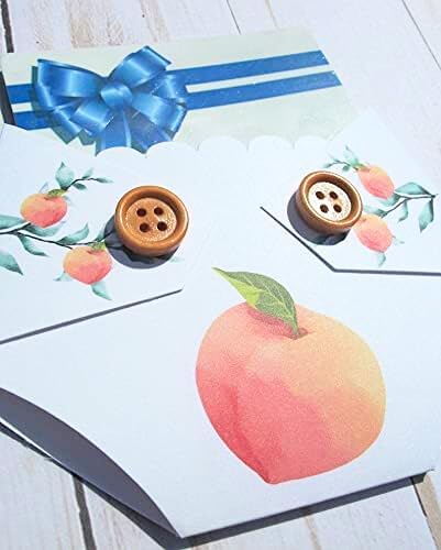 Kards by Kaylee Diaper Shaped Gift Card Holder for Baby Shower - Game Prize or Diaper Raffle Winner Gift - Fruit Themed Baby Shower