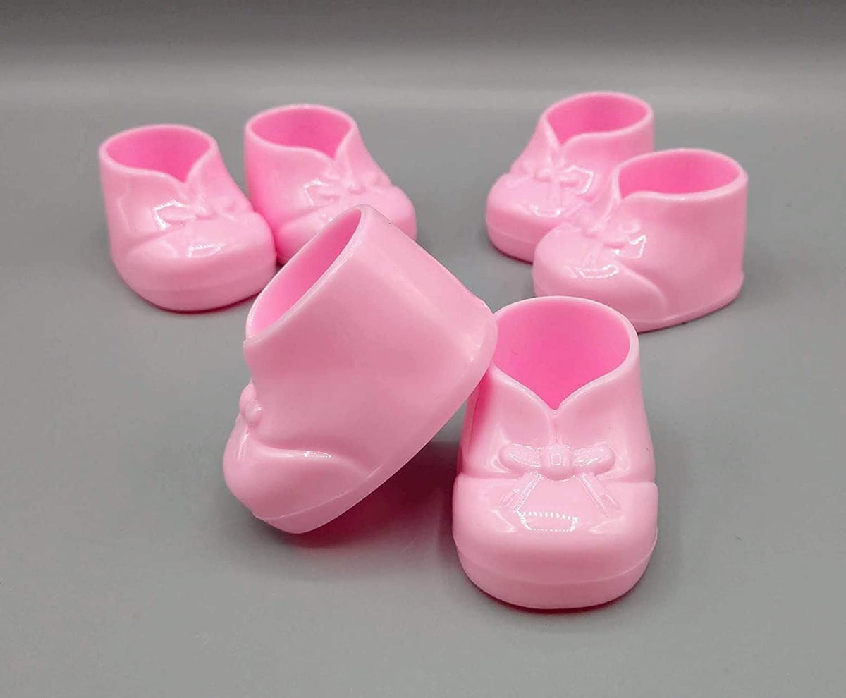SL2Y-24 Pink Baby Shower Booties Shoes Favor Treats Decoration Cake and More