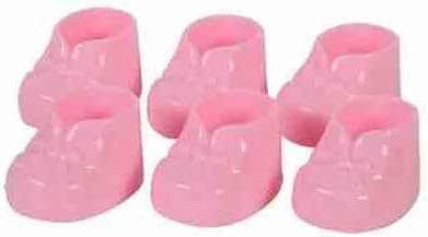 SL2Y-24 Pink Baby Shower Booties Shoes Favor Treats Decoration Cake and More