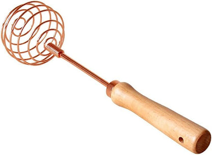 Whisks for Cooking Stainless Steel Spring Coil Whisk, Steel Wire Whipped Cream Whisk Balloon Wire Whisks for Cooking Baking Blending Manual Mixer (8",Rose Gold) Whisks for Blending