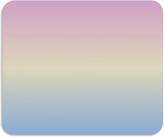 Blue Light Pink Gradient Dish Drying Mat for Kitchen Counter Absorbent Coffee Bar Mat for Countertops Easy to Clean Kitchen Drying Mats for Sink Dishes Pans Rack Utensils, 23.6"x19.7"