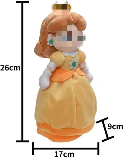 HUAWELL Sup Mari All Star Collection Princes Peach Plush Toy PrincessRosalina & Dasy Stuffed Plush 8" (Princes Peach & PrincessRosalina & Dasy)