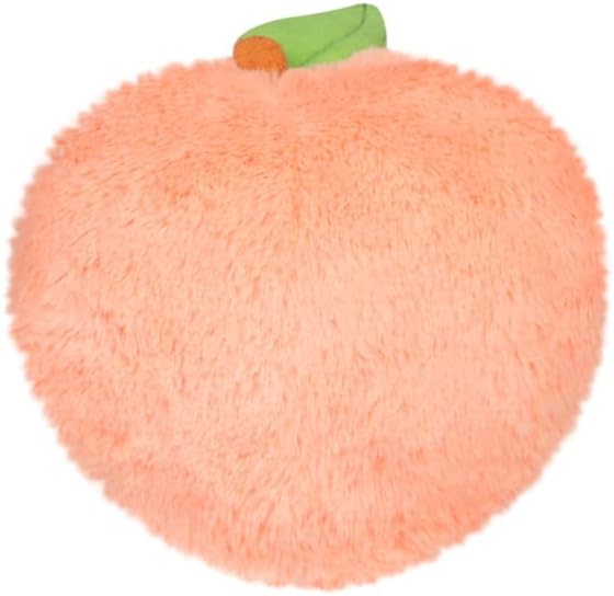 Squishable - Snugglemi Snackers Peach - Comfort Food Collection - 6.5 in - Soft Toy Collectible Stuffed Animal - Beans
