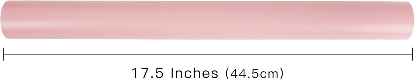 RUSPEPA Pink Wrapping Paper Solid Color - Mini Roll - for Wedding, Birthday, Shower, Congrats, and Holiday - 17 Inches X 32.8 Feet