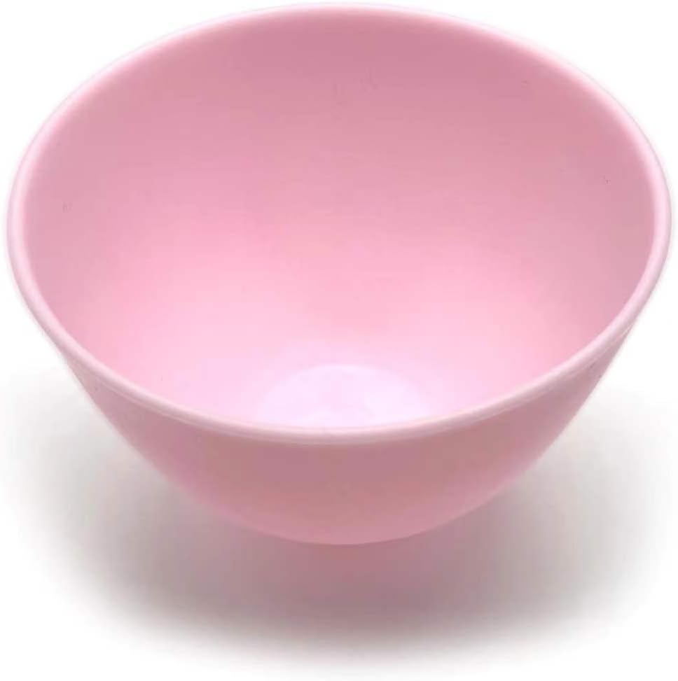 Art&Beauty 2PCS Silicone Mixing Bowls Reusable Prep and Serve Bowls Condiment Bowls Facial Mask Bowl for Skincare, DIY Craft, Mixing Facial Mask, Resin, Acrylic Painting, Holding Ingredient(Pink)