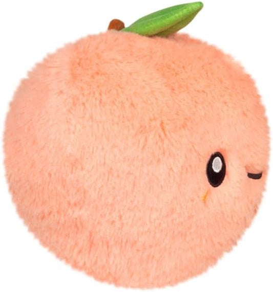 Squishable - Snugglemi Snackers Peach - Comfort Food Collection - 6.5 in - Soft Toy Collectible Stuffed Animal - Beans