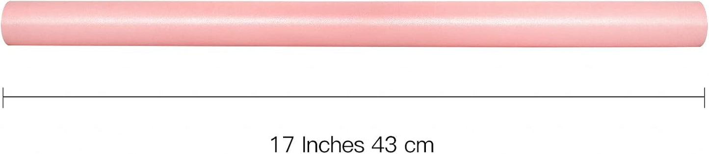 RUSPEPA Pink Gift Wrapping Paper - Solid Color Pearly Shiny Silk Paper for Mother's Day, Valentine's Day, Wedding, Birthday, Baby Shower Girls, Bridal Shower, Anniversary, Easter - 17 Inch X 32.8 Feet