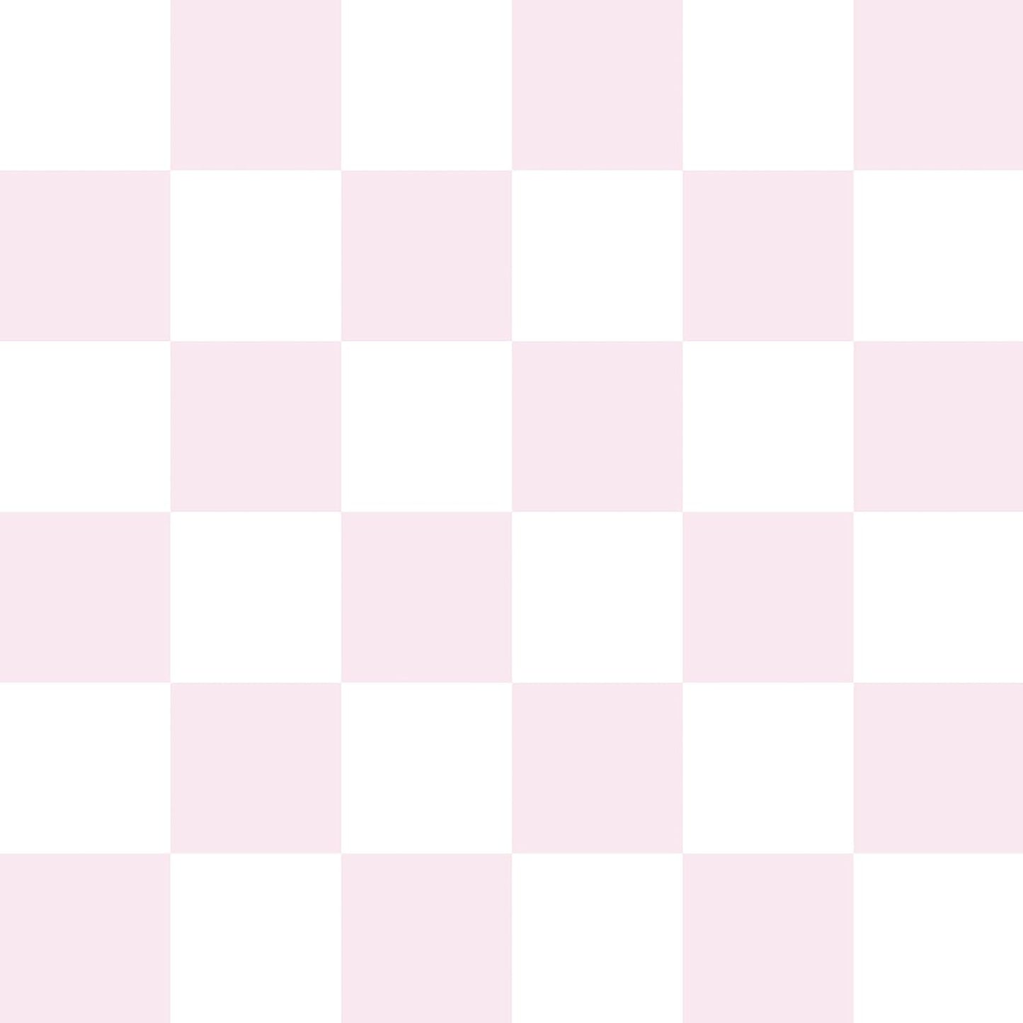 Pink Checkered Wallpaper Peel and Stick Pink and White Plaid Wallpaper for Girls Room Self Adhesive Princess Mosaic Contact Paper for Cabinets and Drawers Countertops Shelf Liner Bedroom