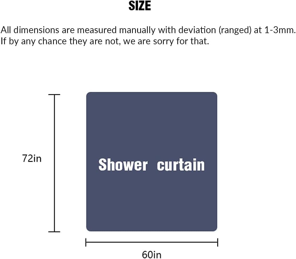 Pink Floral Shower Curtain, Cherry Blossom, 60x72 Inch, 12 Hooks