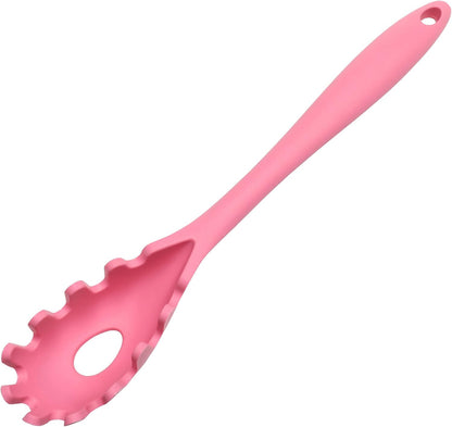 Premium Silicone Spaghetti/Pasta Fork, 11.5 inch, Pink
