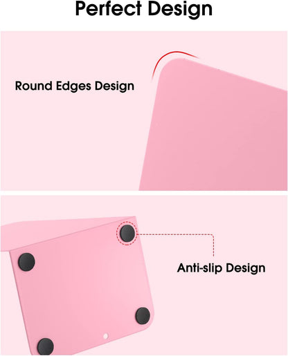 Book Ends, Bookends for Shelves, Home, Office, Metal Book Stopper for Books, Metal Bookend Supports, Modern Minimalist Style Decorative Bookend, Pink (4Pair/8Pcs)