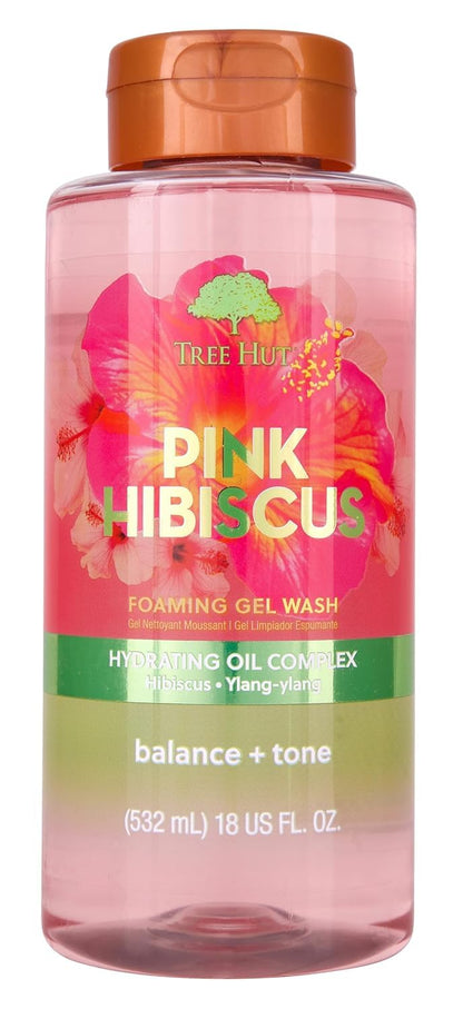 Body Wash, Pink Hibiscus, 18 Fl Oz