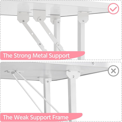 Yaheetech 36'' Dog Grooming Table, Adjustable Pet Foldable Grooming Table w/Double Loops/Mesh Tray Maximum Capacity Up to 220lbs, Pink