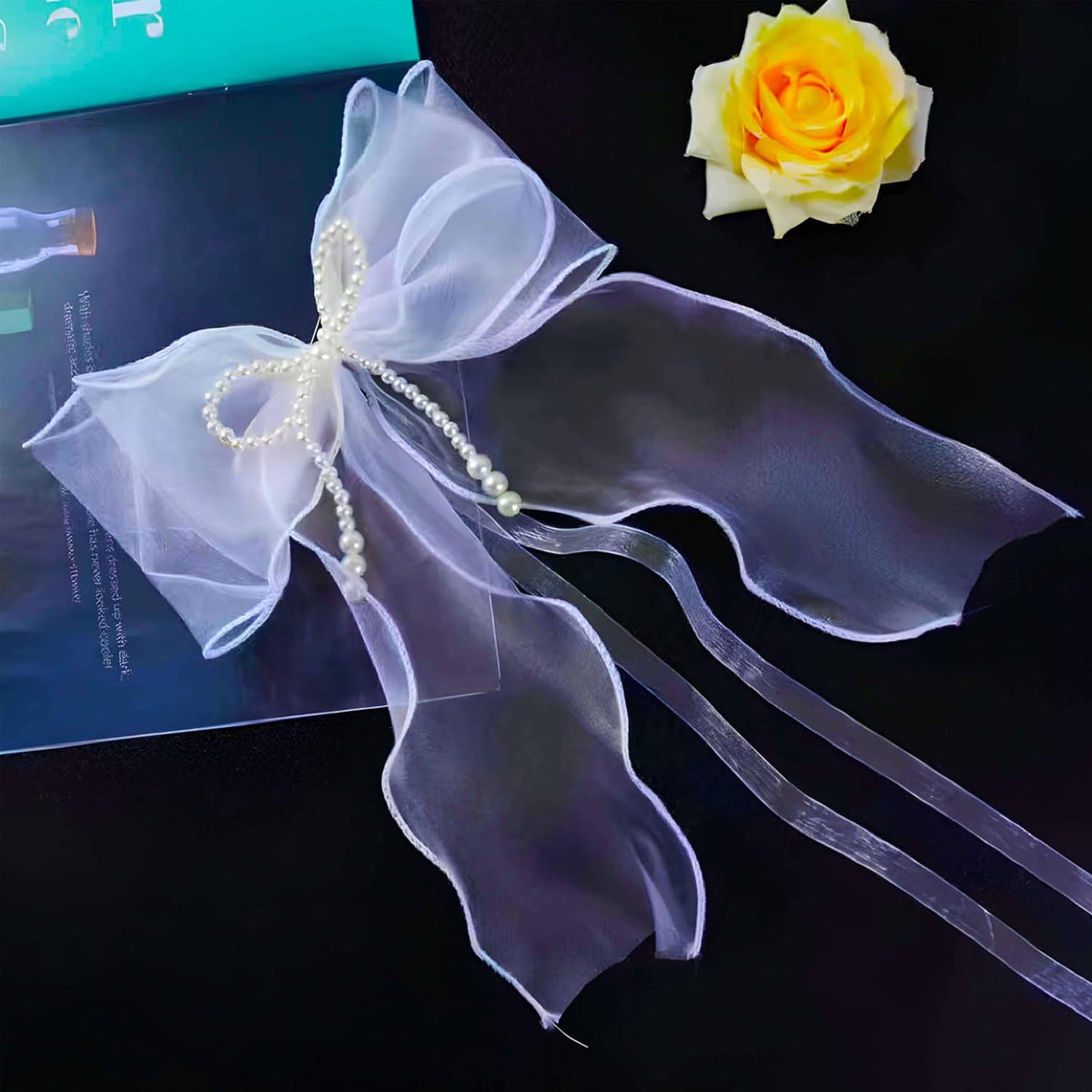 Bow Curtain Tiebacks 2 Pcs,Butterfly Curtain Ties with Pearls,Bowknot Curtain Ties for Home Decorative-pink-86cm(33.86in)