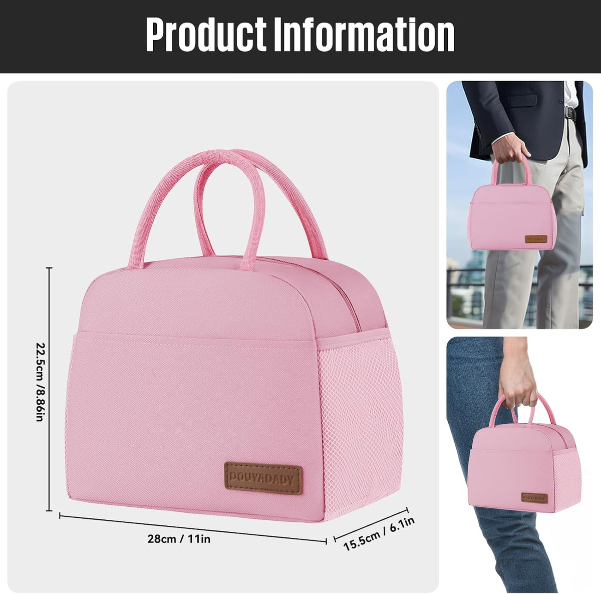 Lunch Bag&Box Women/Men Insulated&Reusable