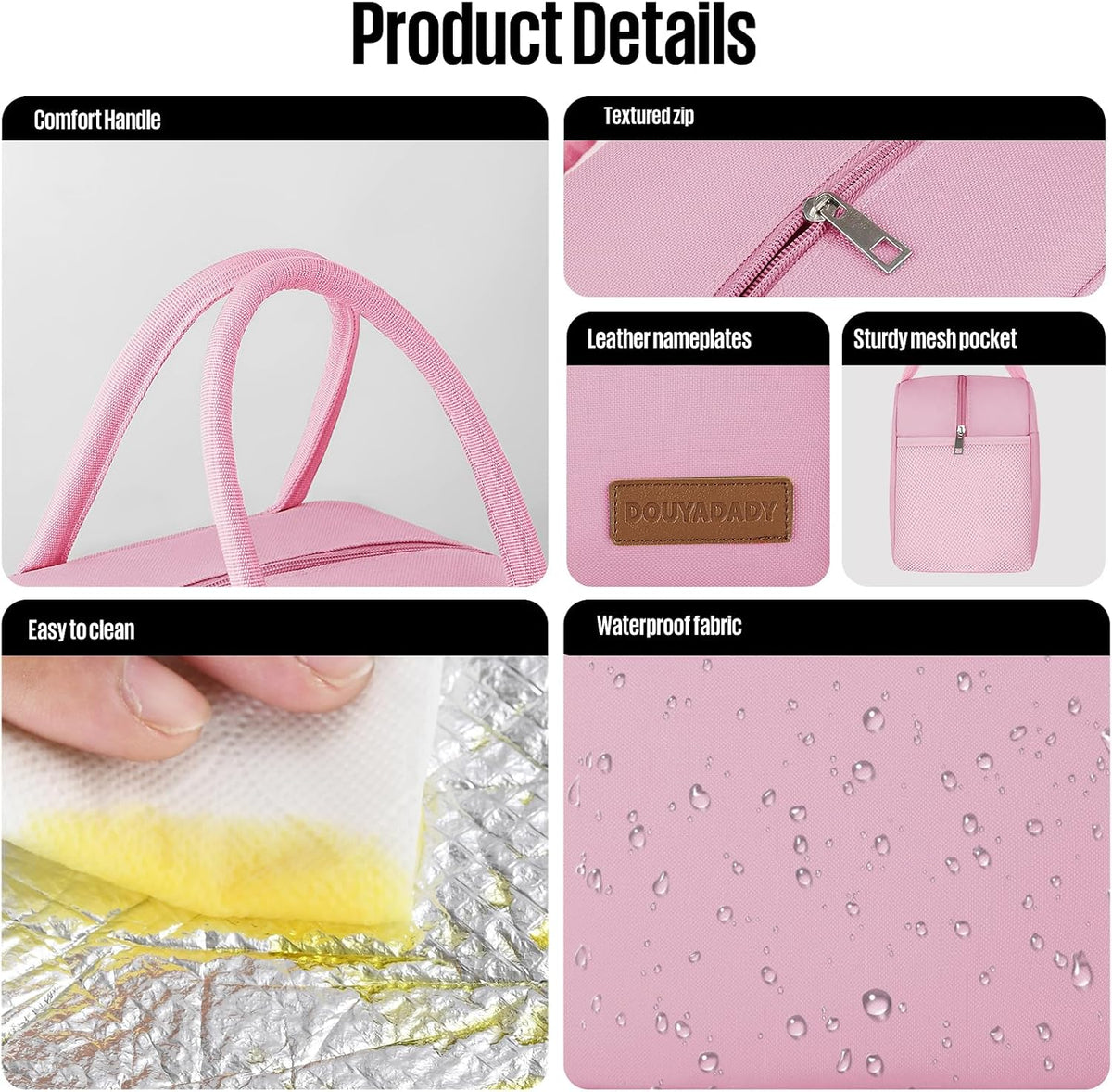 Lunch Bag&Box Women/Men Insulated&Reusable