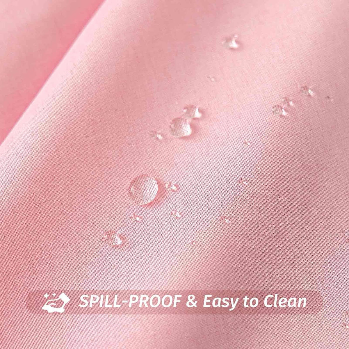 Round Tablecloth, 70 inch Diameter, Faux Linen Table Cloth, Water Resistant Spill-Proof Wipeable Polyester Dining Table Cover for Preppy Cafe Restaurant Buffet Tabletop Decoration, Pink