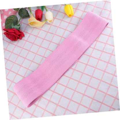 Hip Elastic Resistance Bands for Women Non-Slip Booty Builder for Leg Exercises and Butt Lifting Pink Fitness Loop for Squats and Gym Workout