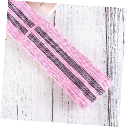 Hip Elastic Resistance Bands for Women Non-Slip Booty Builder for Leg Exercises and Butt Lifting Pink Fitness Loop for Squats and Gym Workout