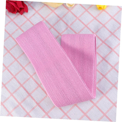 Hip Elastic Resistance Bands for Women Non-Slip Booty Builder for Leg Exercises and Butt Lifting Pink Fitness Loop for Squats and Gym Workout
