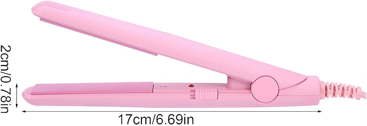 Mini Hair Straightener, 4 Colors 2 in 1 Mini Hair Straightener
