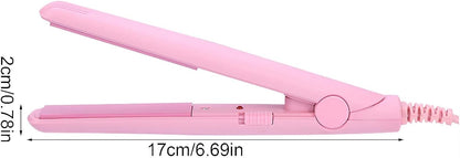 Mini Hair Straightener, 4 Colors 2 in 1 Mini Hair Straightener