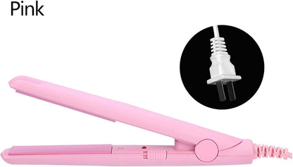 Mini Hair Straightener, 4 Colors 2 in 1 Mini Hair Straightener