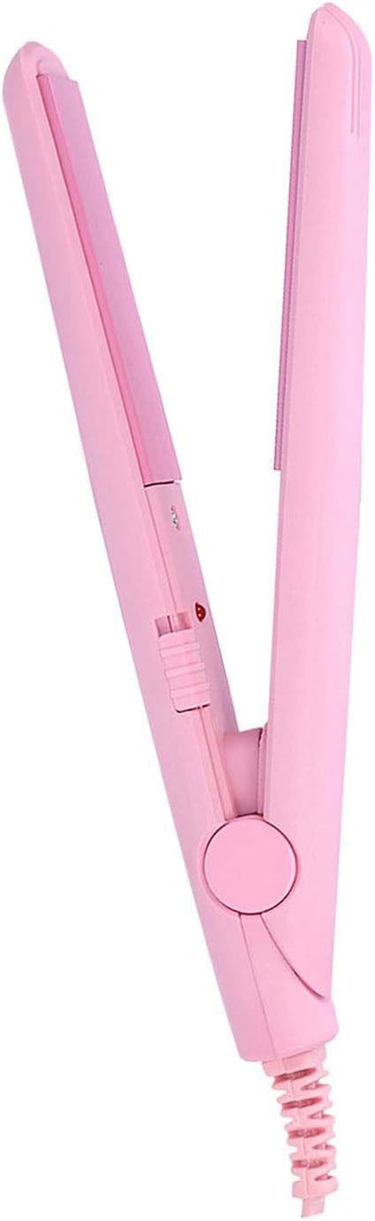 Mini Hair Straightener, 4 Colors 2 in 1 Mini Hair Straightener