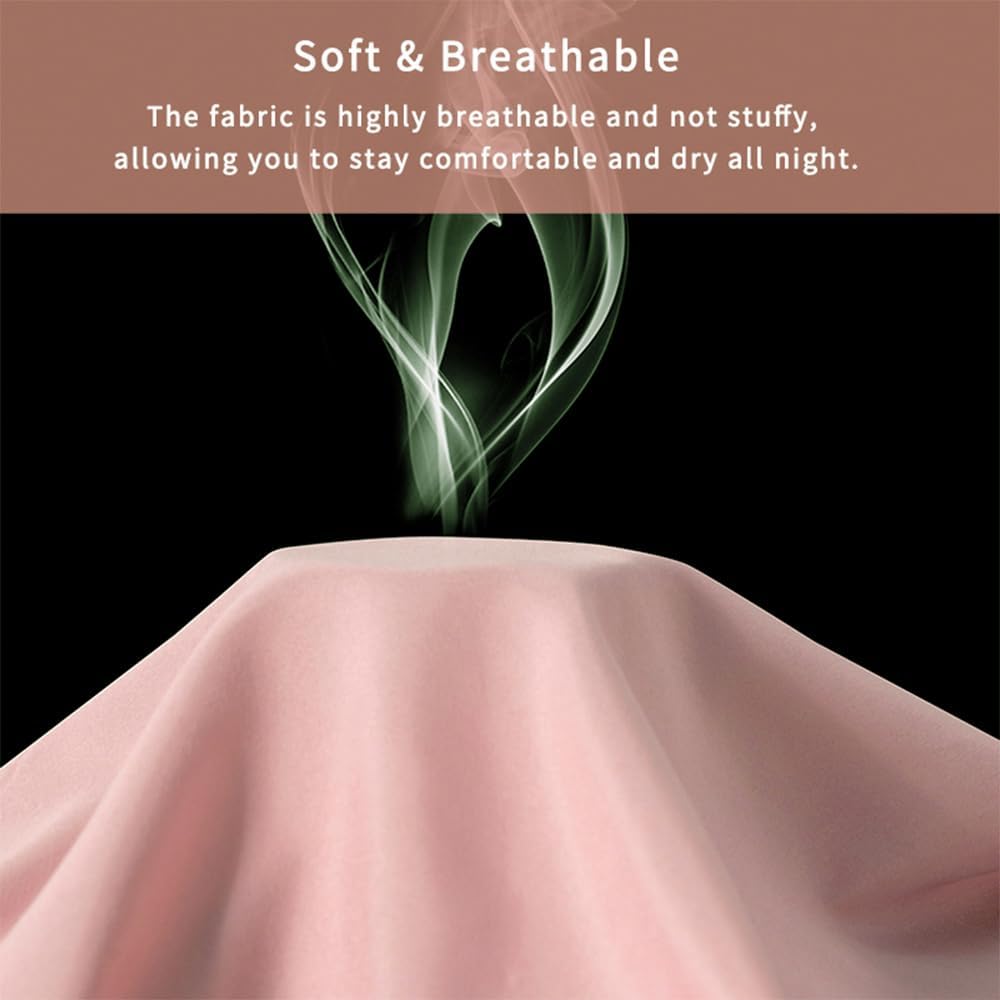 Ruffle Pillow Case Standard Size Set of 2, Pink, 20"x26"