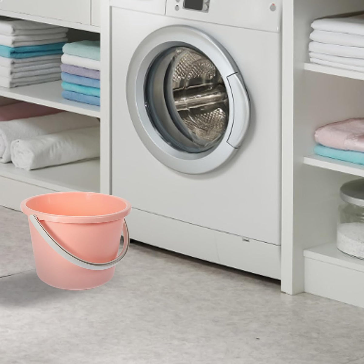 Mini Plastic Bucket with Handle for Home and Dormitory Use
