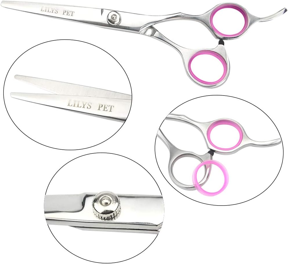 Professional PET DOG Grooming scissors suit,Cutting&Curved&Thinning shears (6.0")