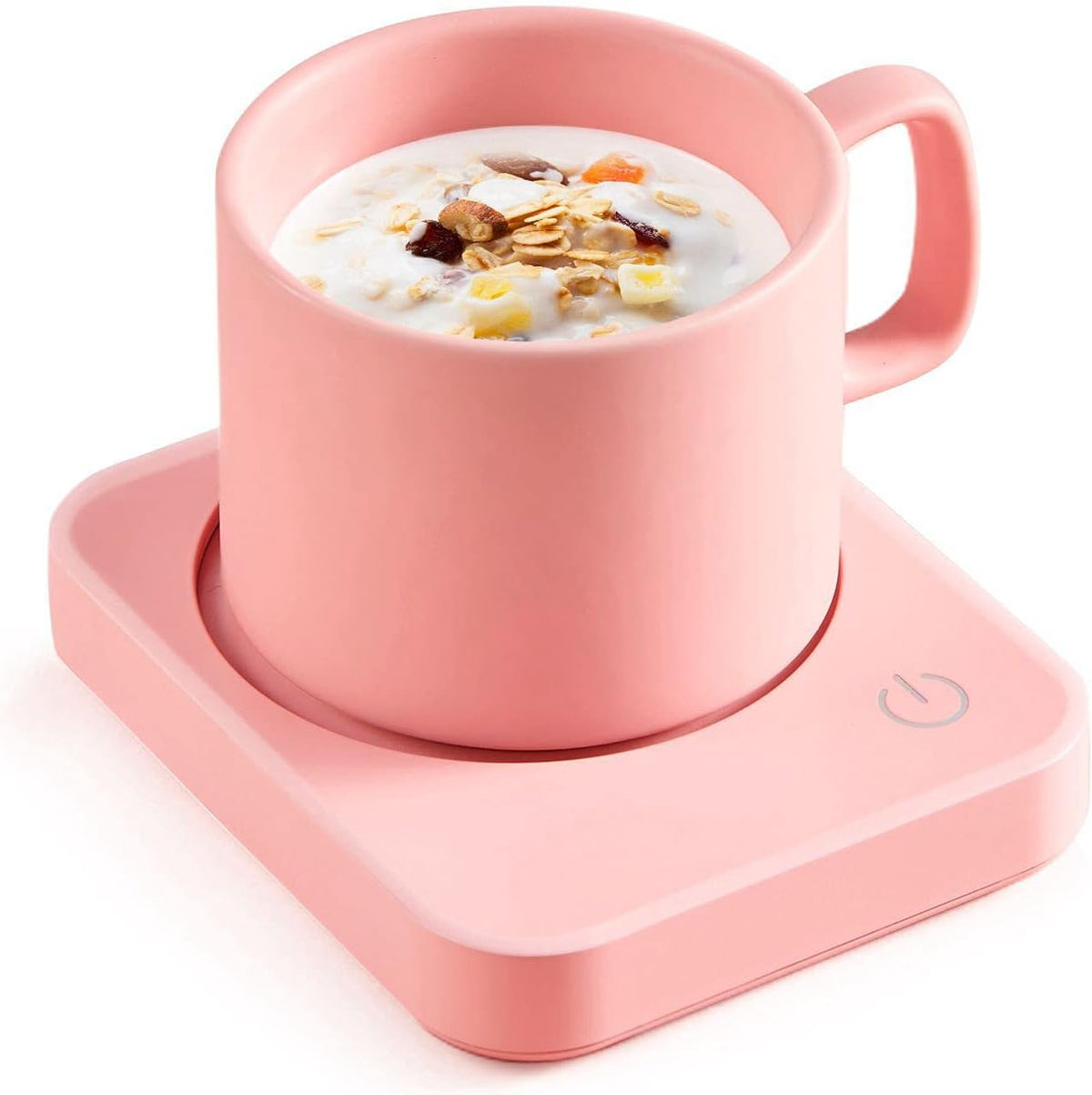 Coffee Mug Warmer for Desk with Auto Shut Off & 3-Temp Settings, Coffee Cup Warmer Galentines Day Gift Home Office Accessory, Perfect for Coffee, Tea, Milk (No Mug)