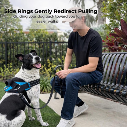 Essential Dog Harness, No-Pull Pet Vest (Rose Gold,S)