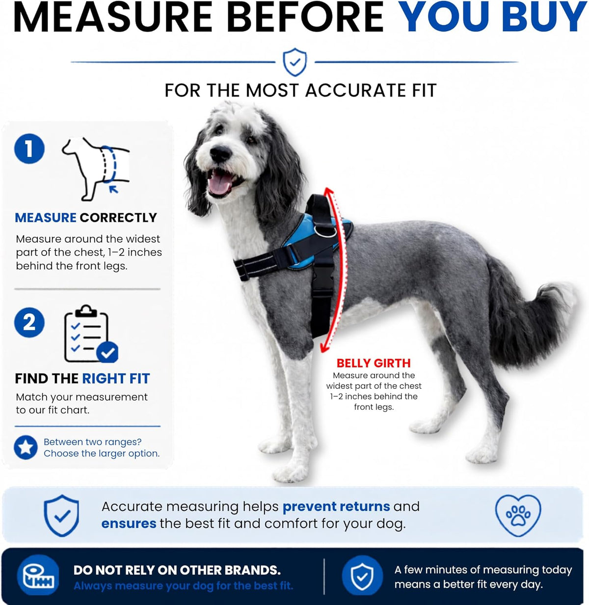 Essential Dog Harness, No-Pull Pet Vest (Rose Gold,S)