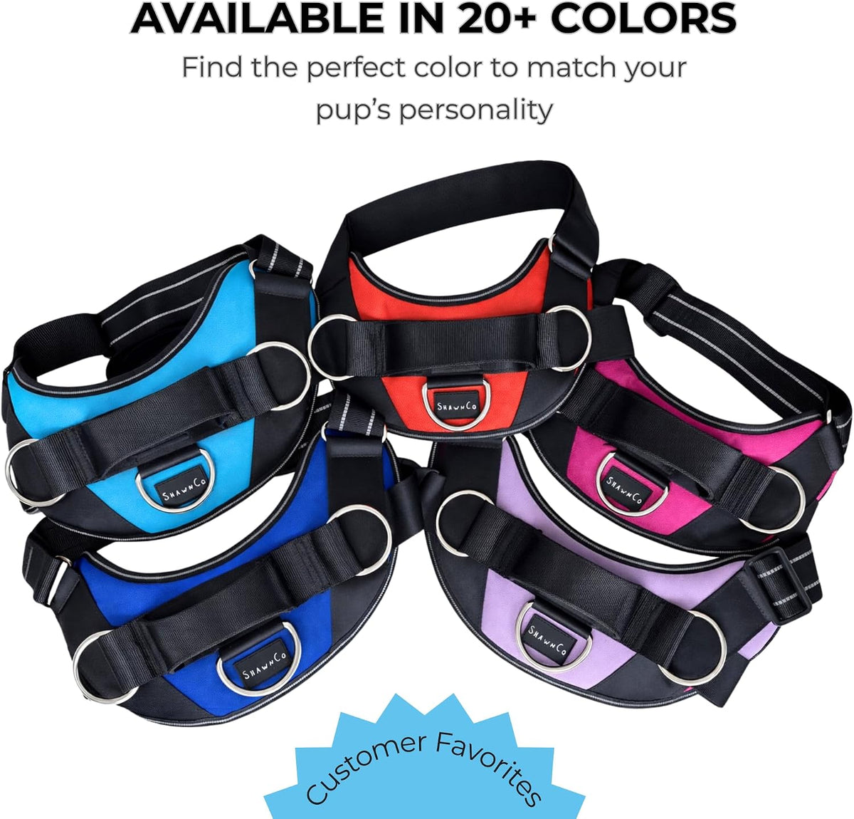 Essential Dog Harness, No-Pull Pet Vest (Rose Gold,S)