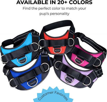 Essential Dog Harness, No-Pull Pet Vest (Rose Gold,S)