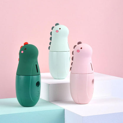 Cartoon Dinosaur Facial Steamer 300mAh 18ml Portable Handheld Pink