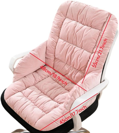 Desk Chair Cushion with High Back Rocking Seat Cushions with Arms Patio Chair Cushion with Non-Slip Bottom for Office Computer Gamer Home Kitchen