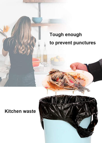 IPLUS Tall Kitchen Drawstring Trash Bags, 7-8 Gallon, 100 Count (Rose Gold, 7-8 Gallon)