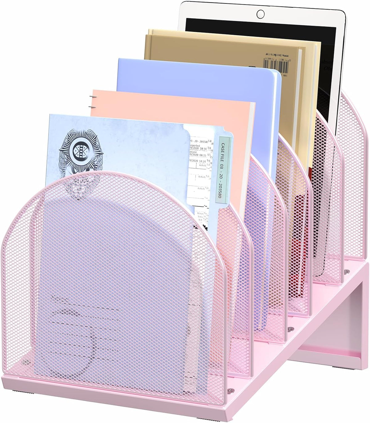 5-Section Desk File Organizer
