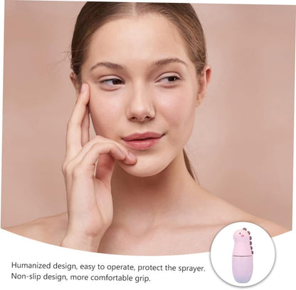 Portable Nanometer Facial Sprayer 18ml USB Charge Pink Dinosaur Handheld