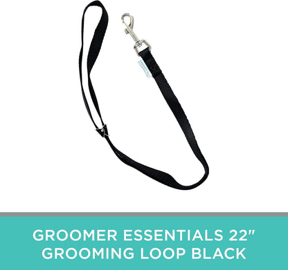 GROOMER ESSENTIALS 22" Grooming Loops - Black