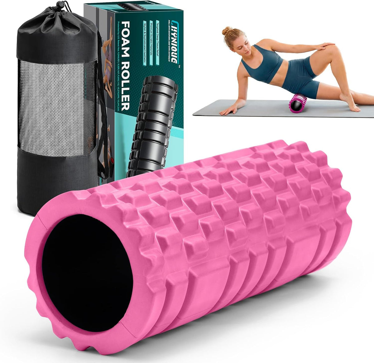 Foam Roller 13" Multi Density Fitness Exercise for Muscle Recovery