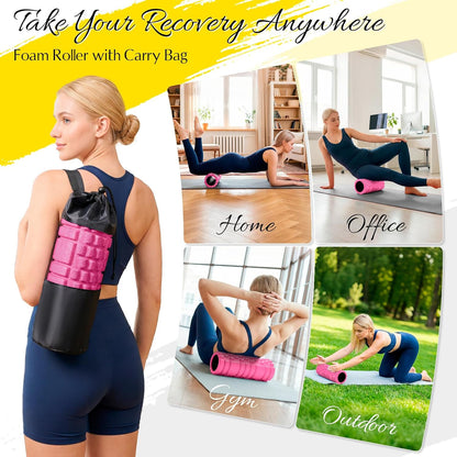 Foam Roller 13" Multi Density Fitness Exercise for Muscle Recovery