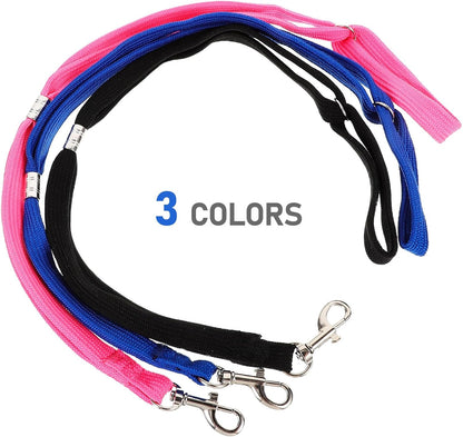 6pcs Pet Dog Grooming Loops Nylon Slip Leashes Adjustable Bathing Noose for Small Dogs Grooming Table Straps Blue Dark Gray Rose Pink