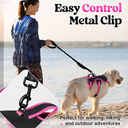 Escape Proof Dog Harness for Large, No Pull with Lift Handle