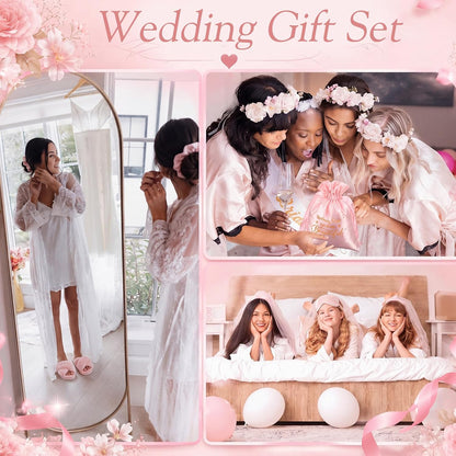 5 Pcs Pink Birthday Gifts for Women, College Dorm Sleep Essentials