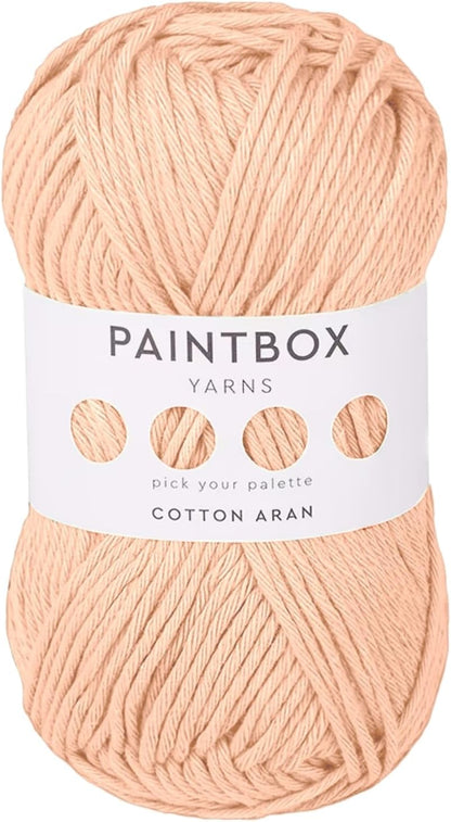 Paintbox Yarns 100% Cotton Aran Yarn 1.76oz / 50g, 93yds / 85m